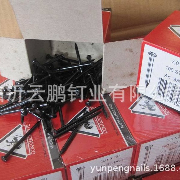 发黑水泥钢钉  1“，1.5“，2”，2.5“，3”，4”   硬度50-60度