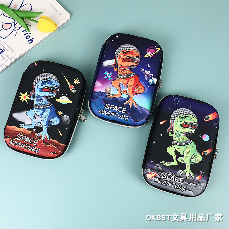 Caja de lápiz grande 3D EVA caja de lápiz de papelería caja de lápiz de estudiante de escuela primaria kindergarten lindo ins caja de lápiz creativa de gran capacidad