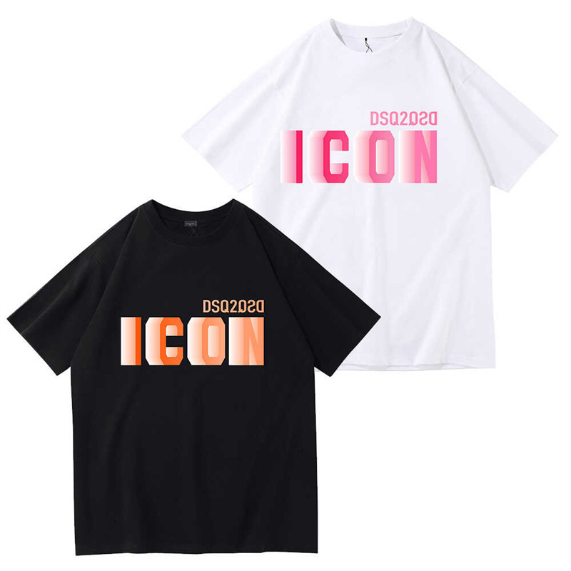 クロスボーダーTシャツ、トレンド高級メンズニットセーター、ポロシャツ、レタープリント、ラウンドネック、半袖|undefined