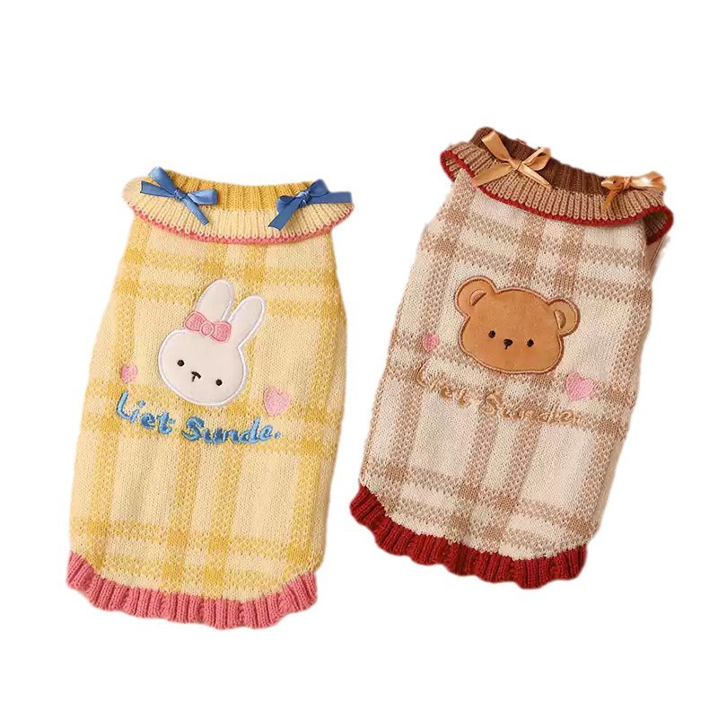 Ropa de gatos otoño y invierno para evitar la pérdida de pelo, muñecas de Navidad, suéter para gatos, mascotas de invierno, perros de invierno, cálidos