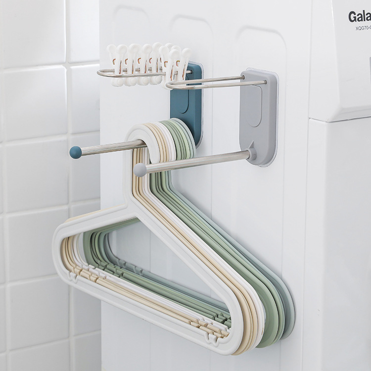 Stainless Steel Wall-Mounted Clothes Rack Organizer, No-Drill Clothes Rack, Drying Rack, S-Shaped Clothing Store S-Shaped Clothes Rack, Clothes Drying Rack