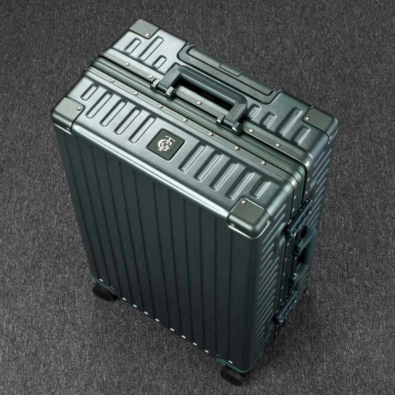 Exportado a Japón equipaje universal rueda 26 marco de aluminio caja de la carretilla 28 contraseña embarque caso 20 pulgadas 24 hombres y mujeres