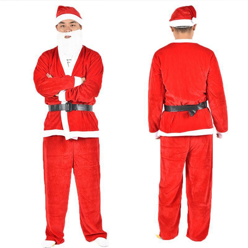 Ropa de Navidad Ropa de Navidad no tejida Ropa de Navidad Ropa de hombre de Navidad Ropa de vestir de Papá Noel Traje de Navidad Ropa de hombre y mujer