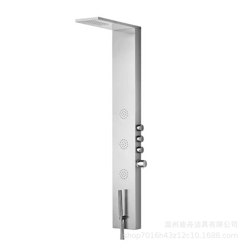 Pantalla de ducha Juego de ducha inteligente Ducha integrada Juego de baño de salida de agua multifuncional de cinco velocidades