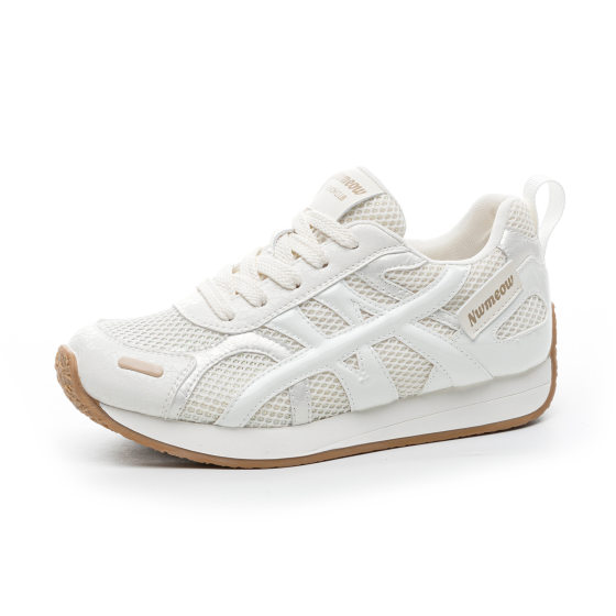 Genuine Leather Thick-soled Torre Shoes Women's 2025 New Spring Women's Shoes All-match sneaker Spring Increased Casual White Shoes