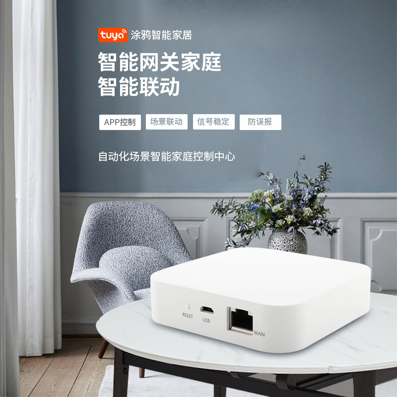 涂鸦智能 ZigBee4寸网关系统 智能家居全屋中控主机