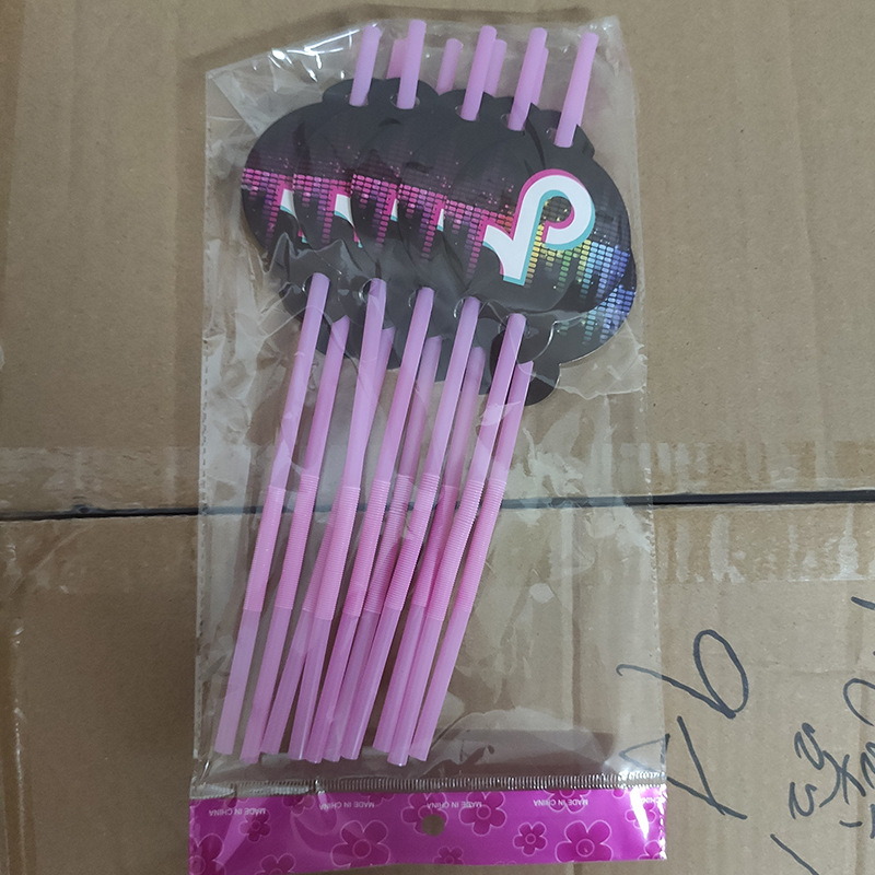 Amazon nuevo dibujos animados chatter cumpleaños suministros de fiesta TIKTOK temática decoración de los fabricantes de Yiwu