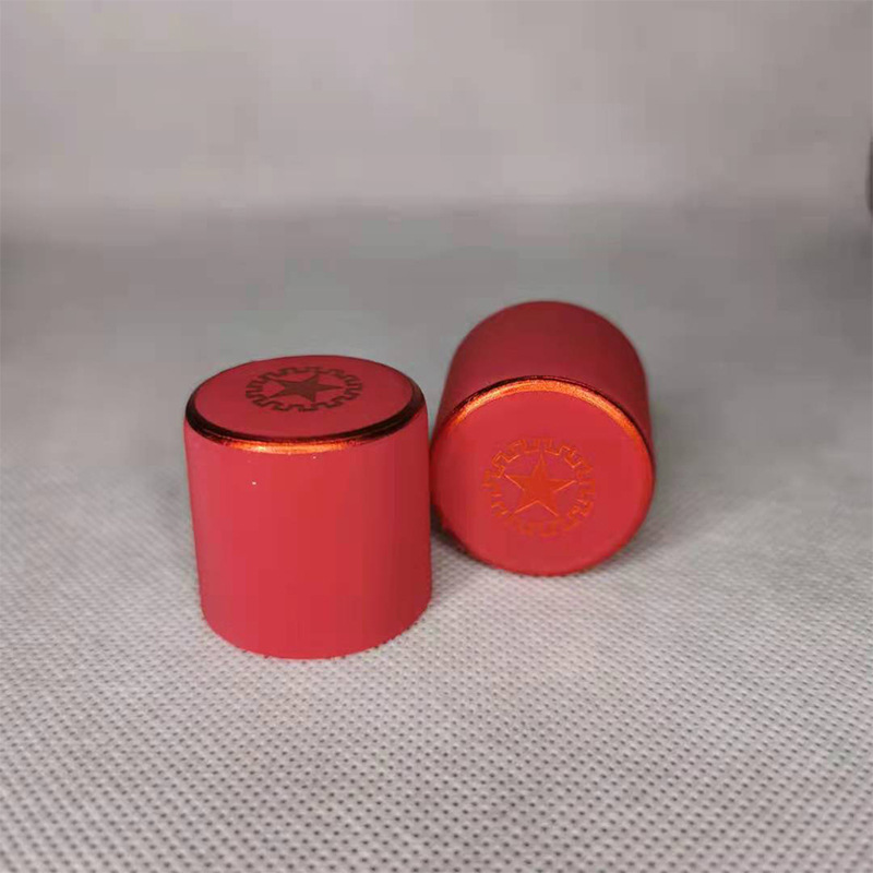 茅型酒瓶双珠盖子单珠盖子撕拉条封口膜胶帽白酒热缩膜拉条帽