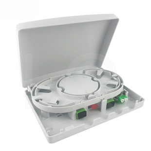 4-Port Desktop Fiber Optic Distribution Box Scfc Universal Small Distribution Box Mini Terminal Box Abs New Material Insert Type