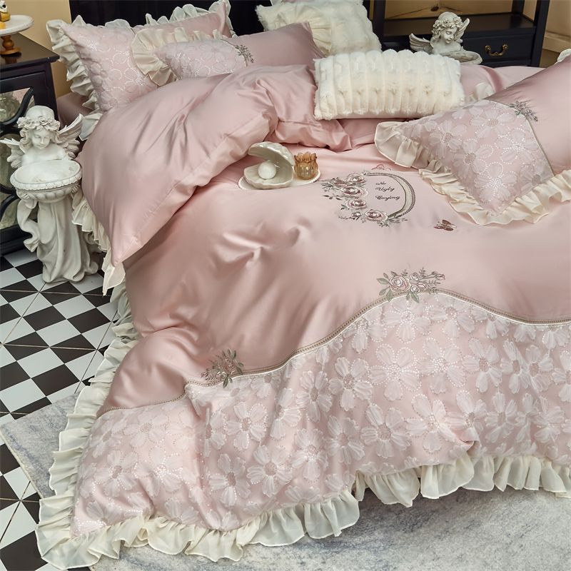 스트리밍 플라워 언어-핑크 제이드 [면 100수]