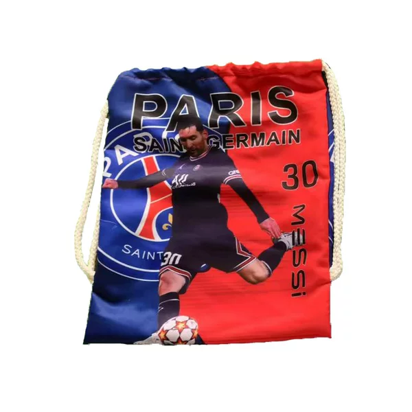 Riyadh C Rodenpele Paris Messimbappe Drawstring Backpack Football Storage Bag Training Equipment
