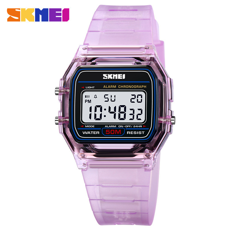 Skmei 2023 nuevo reloj electrónico para hombres y mujeres reloj deportivo multifuncional reloj de pareja luminoso impermeable para estudiantes