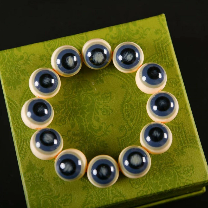 Аутентичный [Jucai Yuan] Натуральный мамонт с голубыми глазами бутик льда