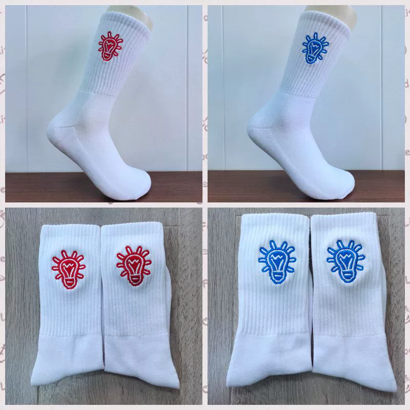 Европейские и американские модные носки Носки с вышивкой Женские носки Футбольные носки в европейском и американском стиле Спортивные носки для мужчин
