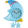 Moon -shaped Clock Children's Room Genting Clock Kindergarten Cartoon Cartoon Clock Clock G15801 Cute Clock