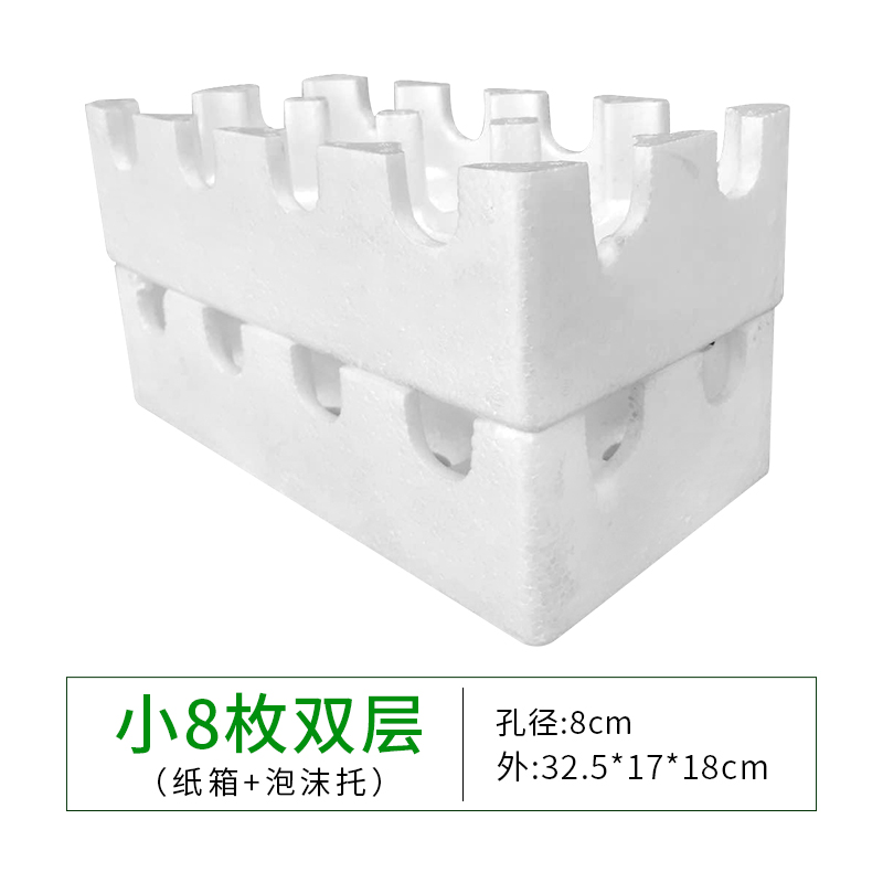 Caja de espuma de frutas manzana ciruela granada kiwi envasado de espuma de cartón conjunto mayorista