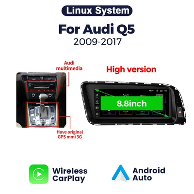 Suitable for 8.8" Audi DVD Navigation - 10-17-l-left-hand-drive-high-configuration-mmi3g-88inch