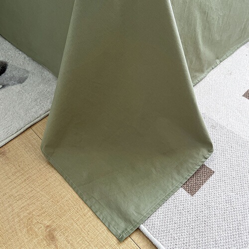 High Sensitivity Simple 60-Piece 100% Cotton Long Staple Cotton Bedding Set Including 100% Cotton Sheet, Duvet Cover, and Bed Skirt Set of 4