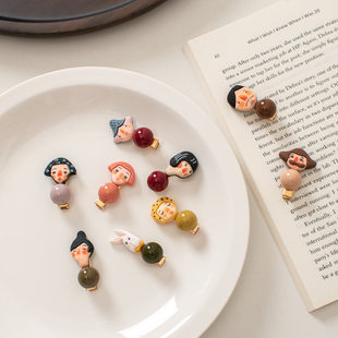 (Wholesale), cute funny minifigures, brand hairgrip, cartoon small hairpins, bangs, hair accessory, South Korea, internet celebrity