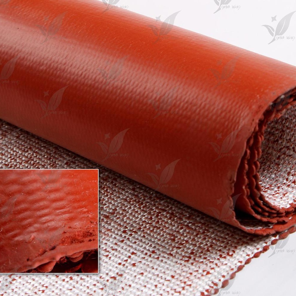 消防通风管道用钢丝硅胶玻纤布(单面/双面)