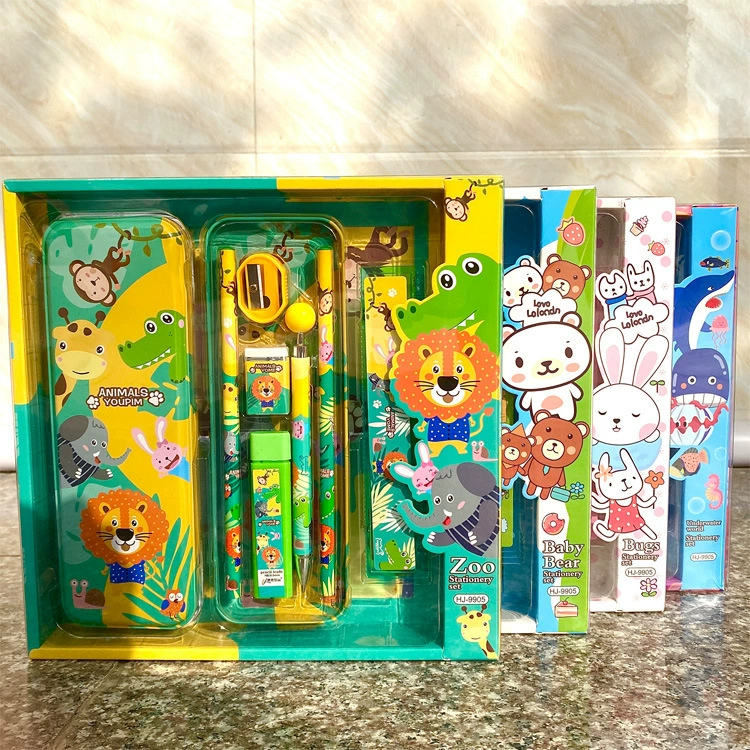 Детский набор канцелярских принадлежностей Подарочная коробка для детского сада