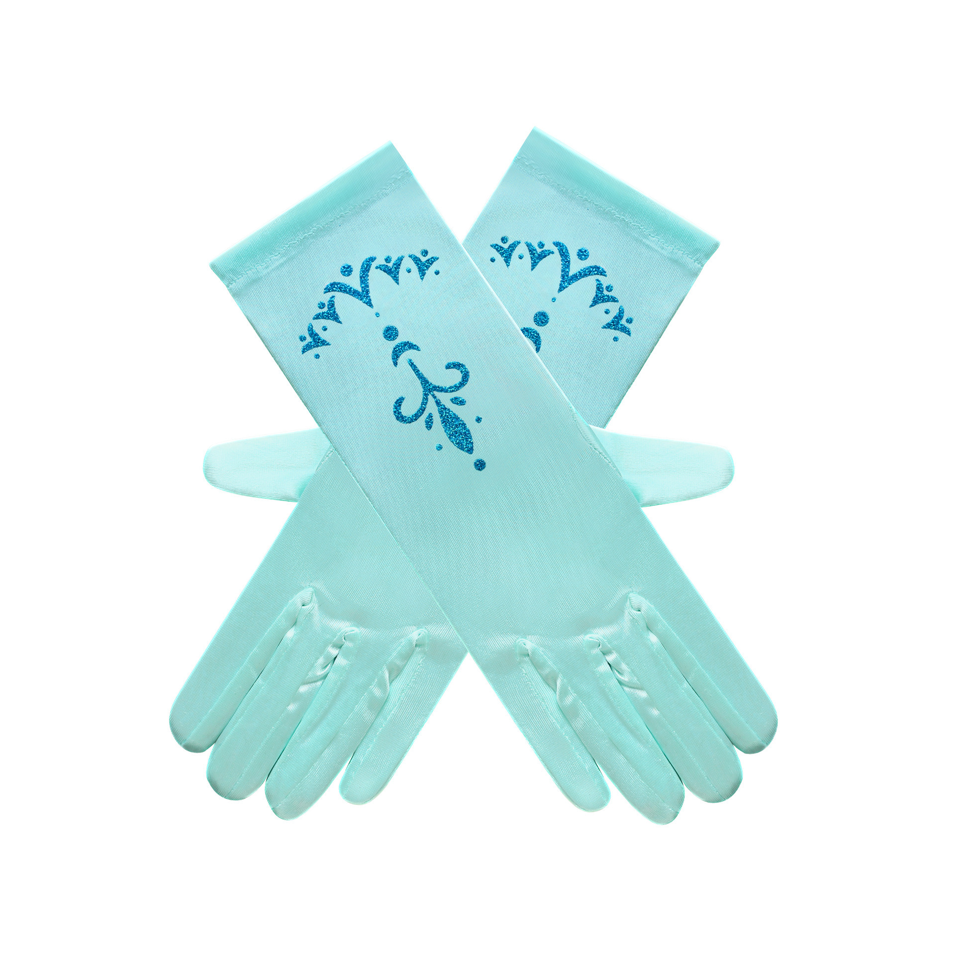 B73-blue pattern glove