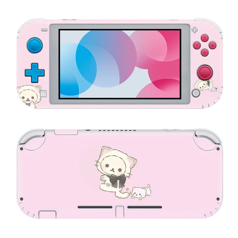 Стикер-лента с геометрическим рисунком Switch Lite, можно повторно разместить пузырьковый игровой машинный стикер