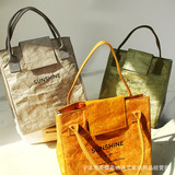 Кожаная сумка для ланча, водонепроницаемая небольшая сумка, шоппер, сумка для еды