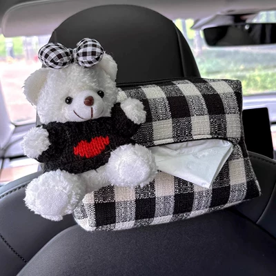 Car tissue box/set: Back Chair Hanging Tissue