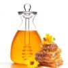 honey Japanese Glass jar The stirring rod Storage tank originality transparent household A bottle of honey With cover Simplicity Jam