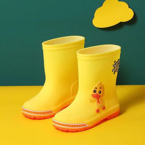 Children's Rain Boots, Cartoon Four Seasons Universal Rain Boots, Kindergarten and Primary School Students Cute Non-Slip Rain Boots