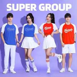 学生男女款套装拉拉操运动会开幕式拉拉队毕业季健美操团体演出服