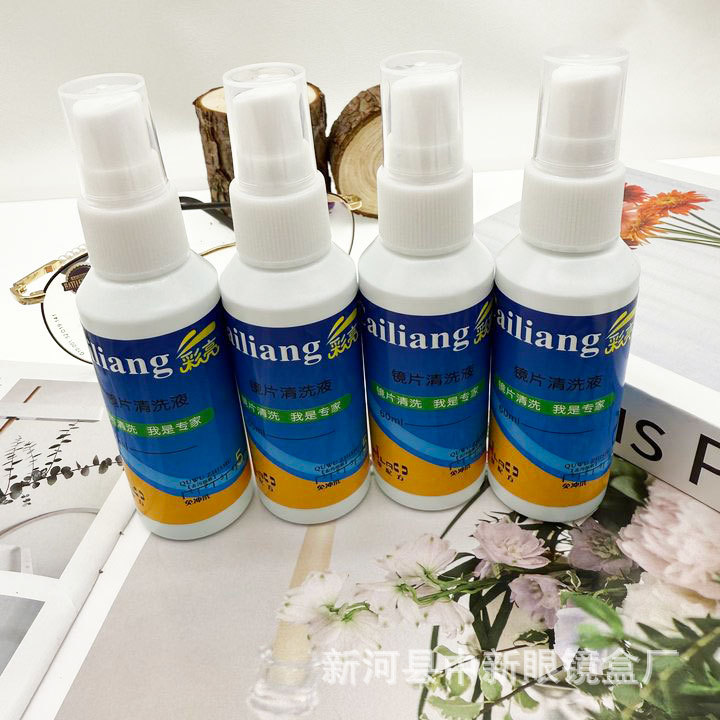 Manufacturer's Glasses Cleaner 50ml Care Glasses Water Wholesale Printing Logo Computer Screen Cleaning Liquid
