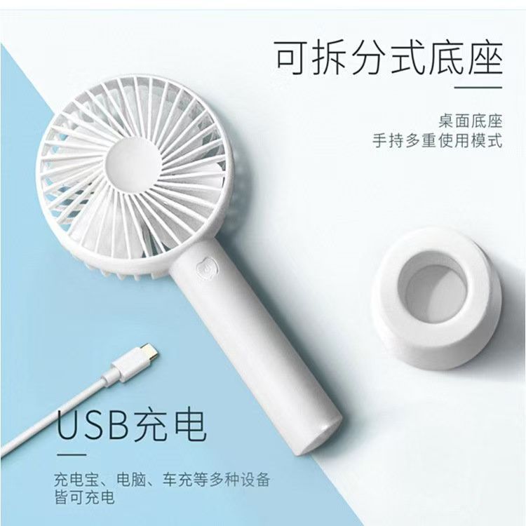 Mini Ventilador Portátil Plegable N9 Recargable USB con Pantalla Digital de Plástico ABS para Exteriores image 2