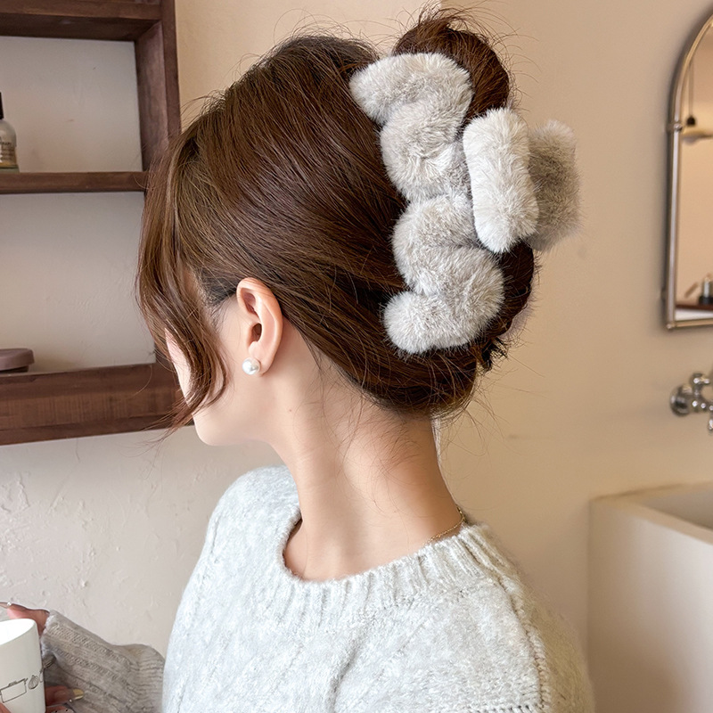 Clip grande para el cabello, pinza elegante para mujeres con cabello grueso