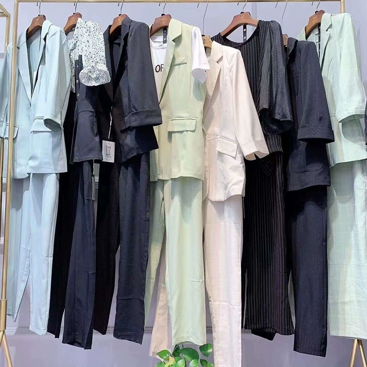 Karan 2022 Na Женский элегантный свободный костюм, Летний Новый тонкий бренд из двух частей в западном стиле со скидкой