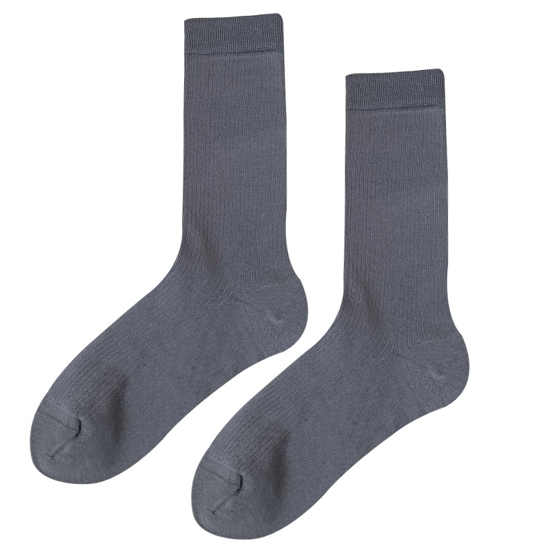 Summer thin colored breathable socks, Korean style, mid length