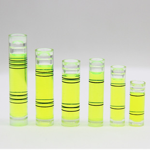 Plastic Cylindrical Horizontal Bubble Fan Small Level Ruler Photo Frame Special Level Bubble Flat Water Ruler Portable Level Bubble