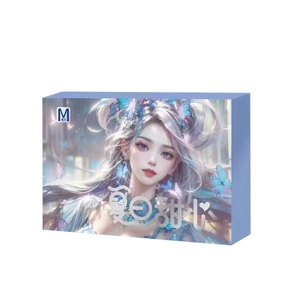 Mei Ka Летний Sweetheart Card Полная коллекционная карта Красивый пустой карта Хрустальная карта 5D Трехмерная матовая декоративная карта