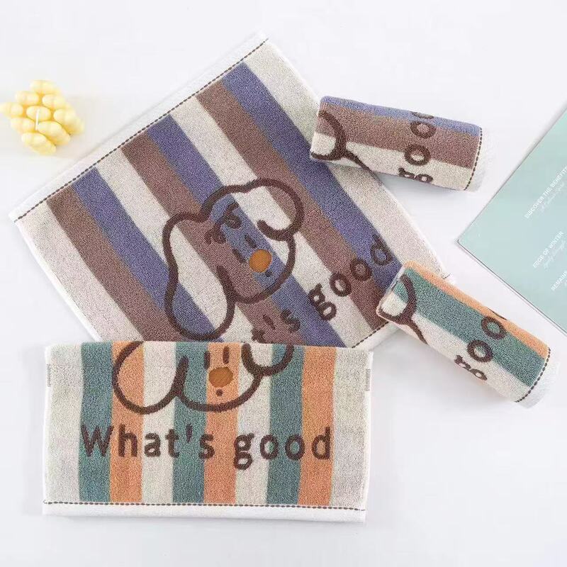 Pure cotton square cotton wholesale 34*34 combed cotton absorbent face towel gift square cotton wholesale