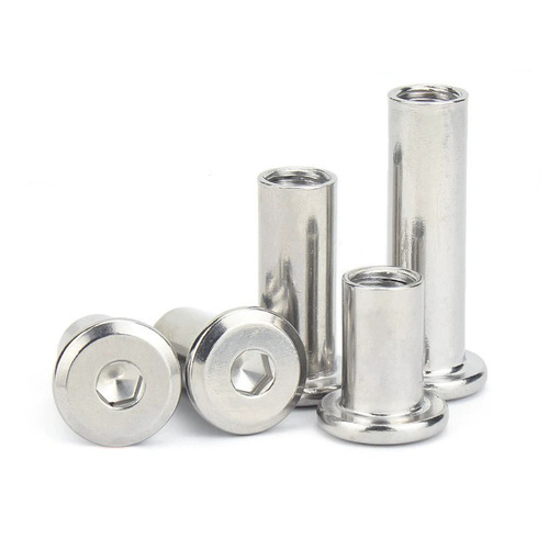 304 stainless steel plywood edge nut to lock furniture screw to knock inner hexagonal nut M3M4M5M6M8