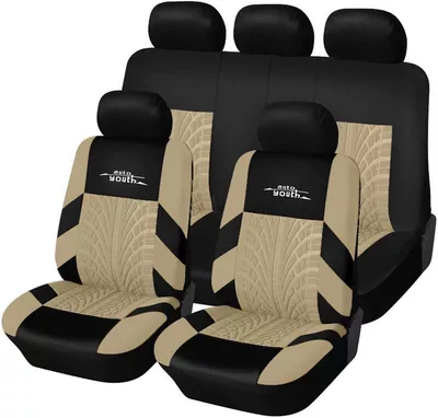 Universal seat cover – Mexico - beige-2-piece-set