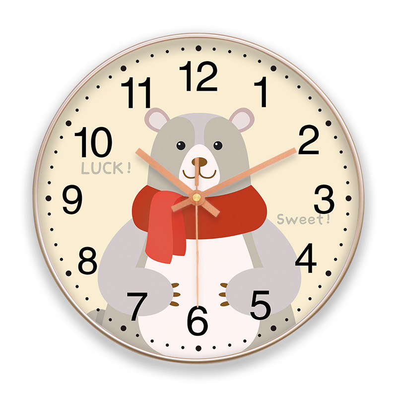 행운의 곰(금테와 금바늘)