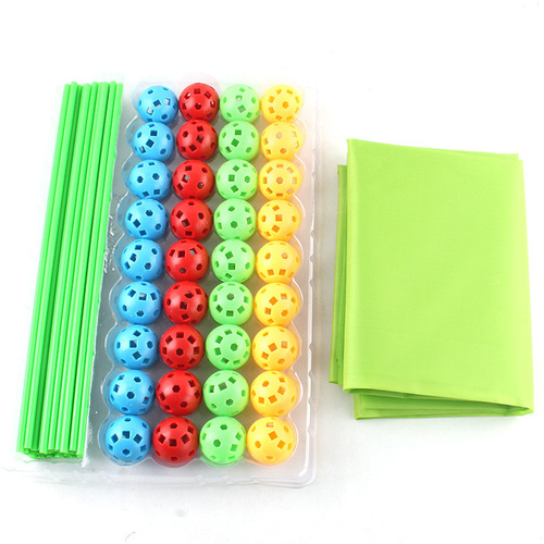 Cross-border best-selling children's DIY bead tent fort building kit construction toy game creative block