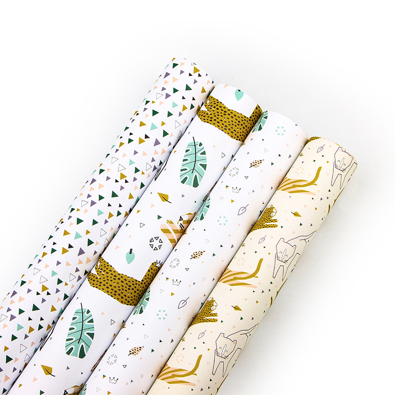 Amazon nuevo 80g de papel recubierto de regalo de vacaciones embalaje DIY libro de papel en stock al por mayor