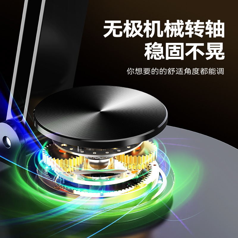 新款旋转金属手机支架多功能桌面懒人便携可折叠防滑平板支架礼品|undefined