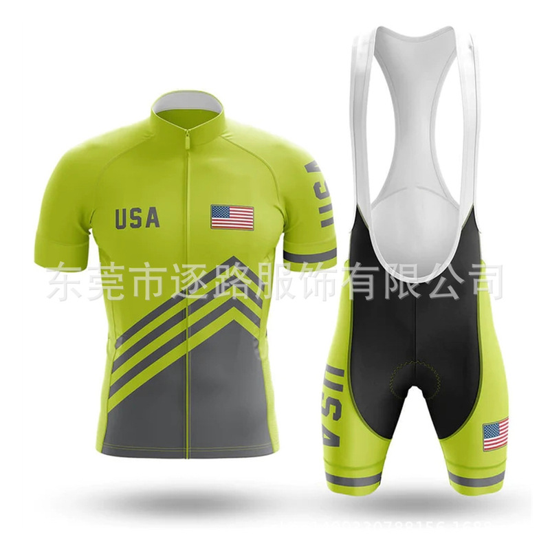 USA 2023 New Summer Cycling Clothing Shorts Breathable Sweat-wicking Bicycle Pants American Professional Equipment