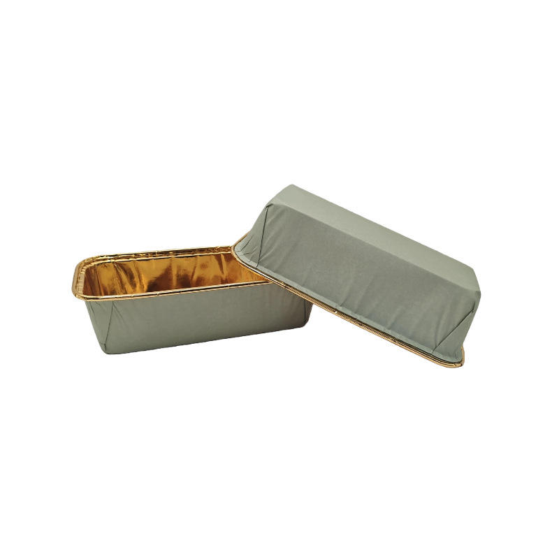 100pcs pastel transfronterizo repositorio de papel rectangular resistente a altas temperaturas a prueba de aceite grueso para hornear tazas de papel desechables pan
