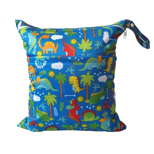 SGS-certified large 37-inch dual zipper printed diaper bag washable storage bag suitable for overseas e-commerce shopping bag