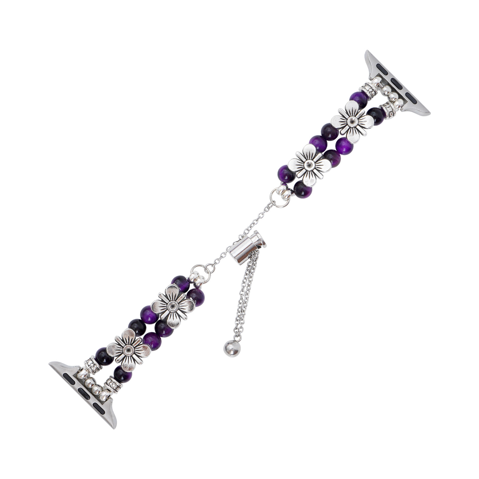 보라색 호랑이 눈 돌